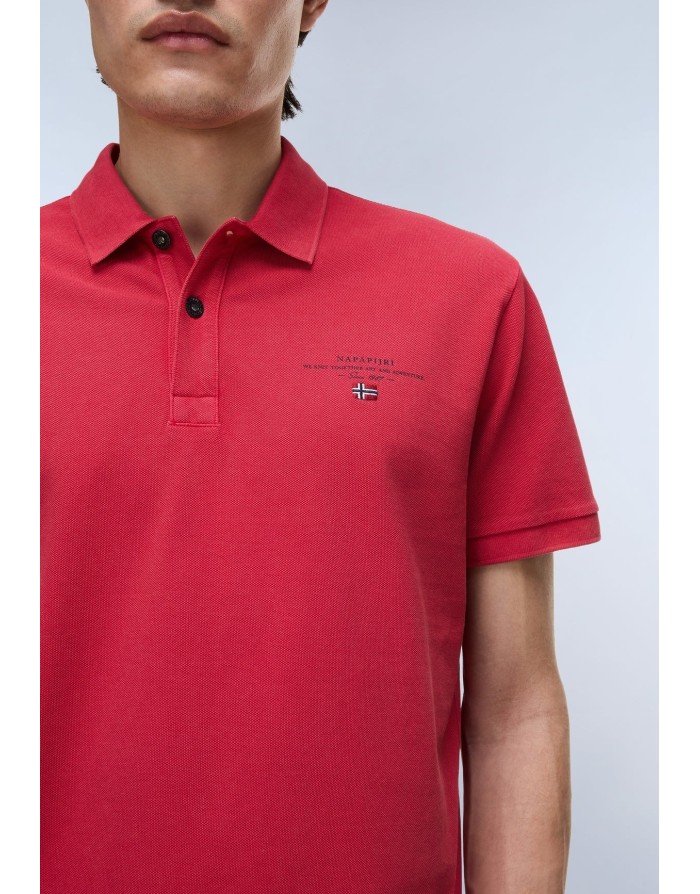 POLO MANICA CORTA NAPAPIJRI ELBAS in piquè